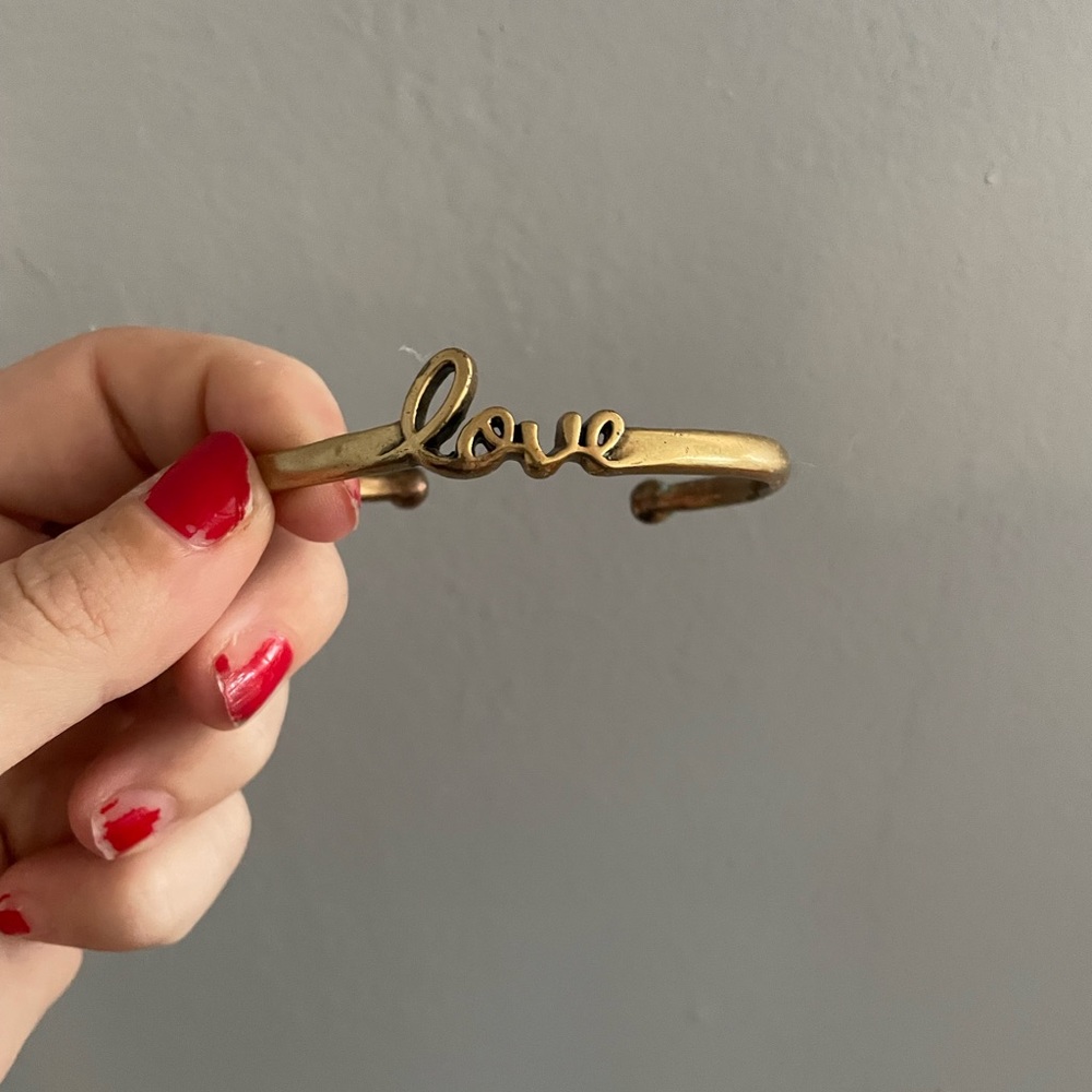 Lucky Brand Love Cuff Bracelet